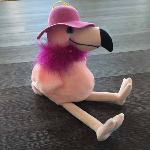 Russ Berrie & Co. Stuffed Flamingo Plush Toy - Picture 4 of 5